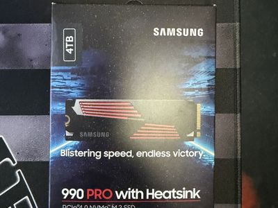 Samsung 4TB 990 PRO PCIe 4.0 x4 M.2 Internal SSD with Heatsink
