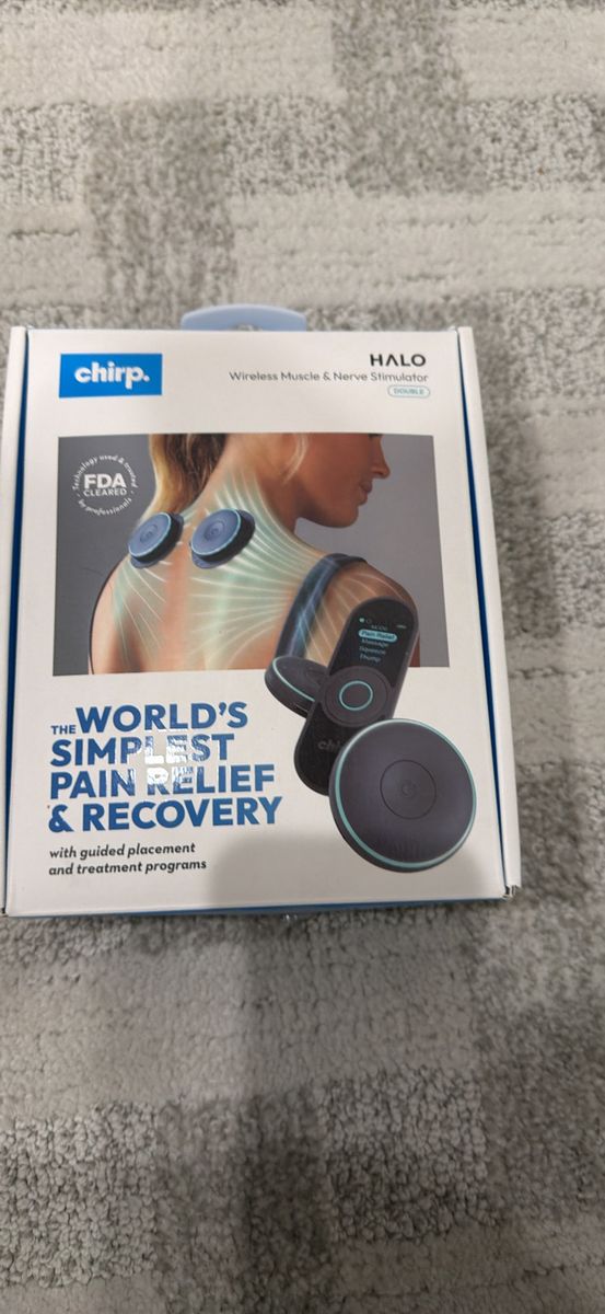 Chirp Halo Wireless Muscle & Nerve Stimulator for Pain Relief & Recovery