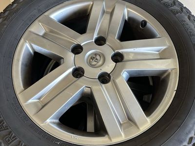 2007 Toyota Tundra Limited OEM 20" 5-Lug Wheels with Used All-Terrain Tires (Set of 4)