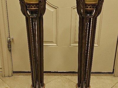 2 Floor Lamps Dimable 34" Tall