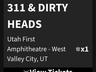 311 & Dirty Heads Tickets with Box Parking Pass - Vip Row A sec . 202 Aug 8, 2026)