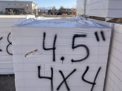 4x4 4.5 Polyiso Rigid Foam Insulation