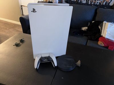 PS5 Digital Edition with a disc drive