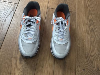 Nike Air Max Men's Sneakers Size 10 Grey Orange Black