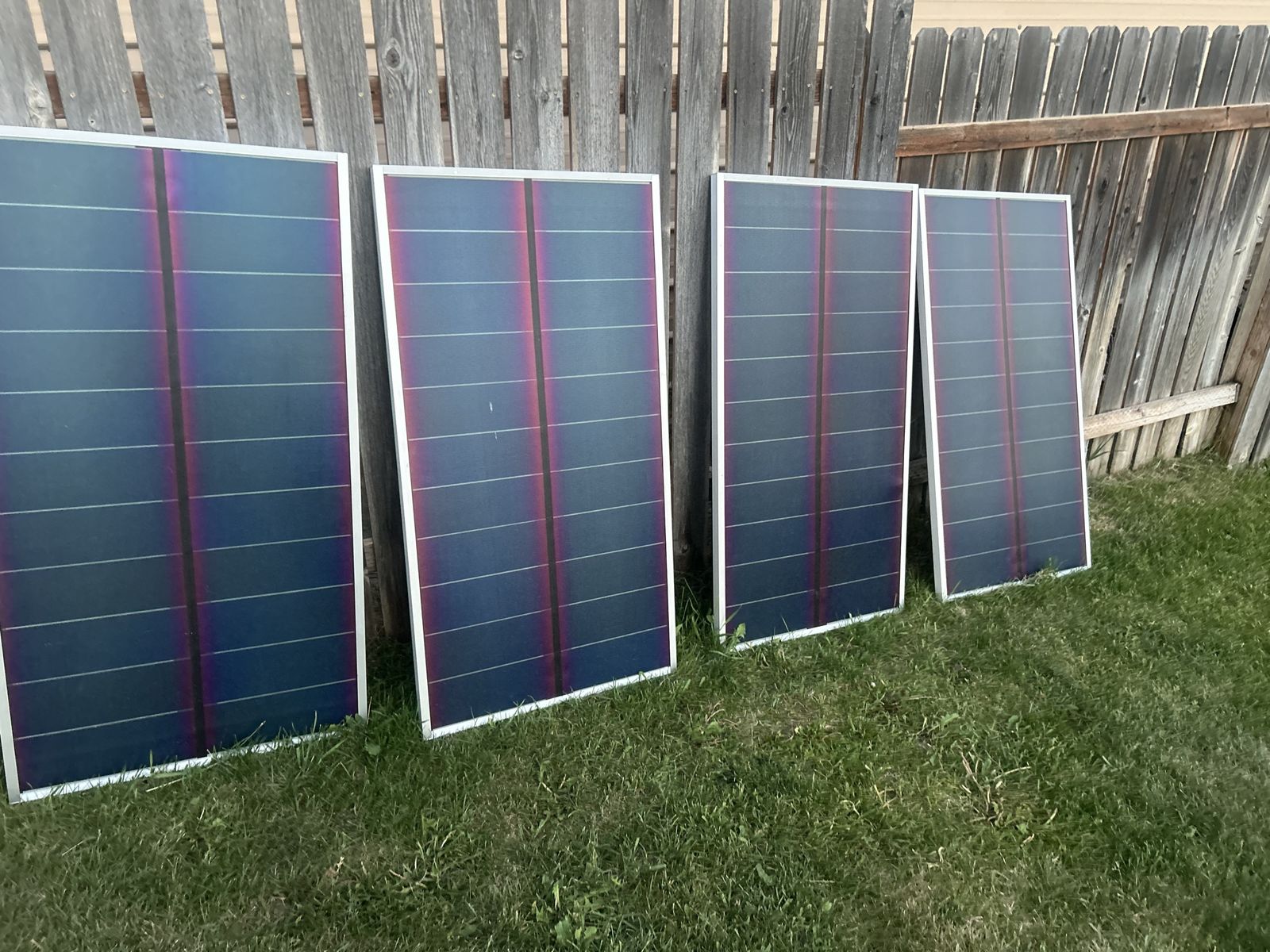 Brand new lot of 4 unistar 100 watt solar panels
