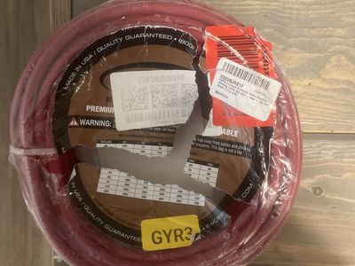 EWCS 4 Gauge Premium Extra Flexible Welding Cable Red 50 Feet