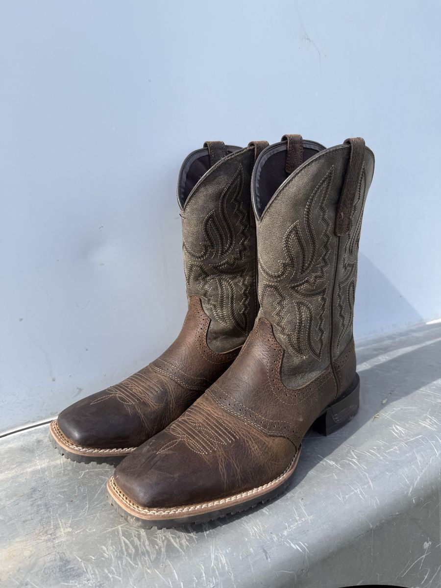 Ariat Men's 10.5D Energy Max Western Cowboy Boots Brown Style 10046987