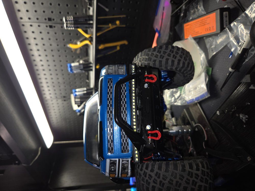 axial scx 10 III heavily modded