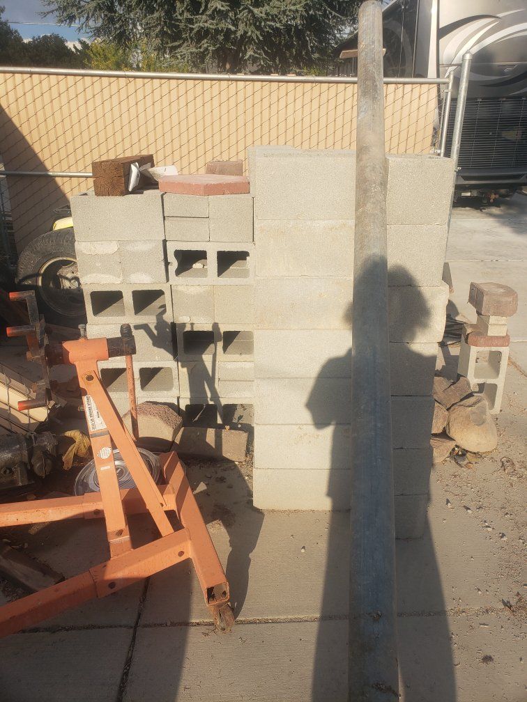cinder blocks