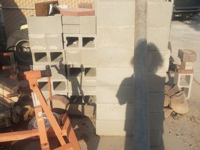 cinder blocks