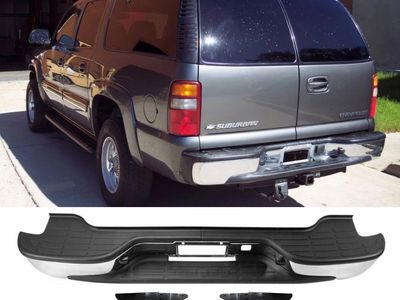 Chevrolet Suburban Tahoe Rear Chrome Step Bumper Assembly
