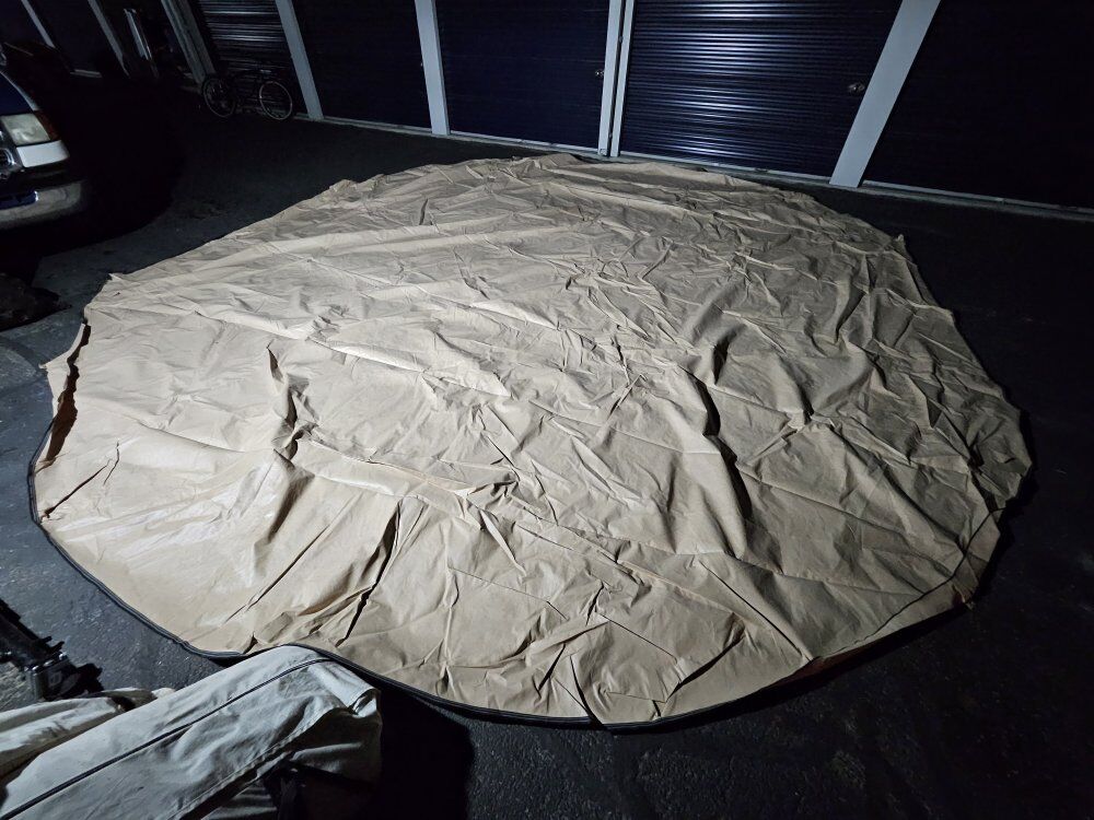 23ft white duck Avalon Optimus Bell Tent