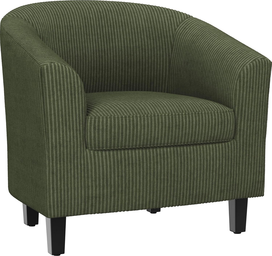 Corduroy Barrel Accent Chair - New