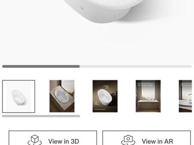 Kohler Underscore 60" x 36" Drop-In Heated Whirlpool Bath Tub