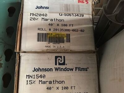(WINTER PREP) QTY 4 boxes of Window film various sizes and brands