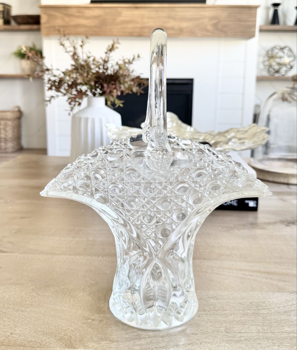 Gorgeous | Ornate | Crystal | Vase | Wedding | Basket | LE Smith | Floral | Flowers | Centerpiece