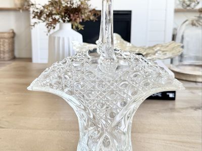 Gorgeous | Ornate | Crystal | Vase | Wedding | Basket | LE Smith | Floral | Flowers | Centerpiece