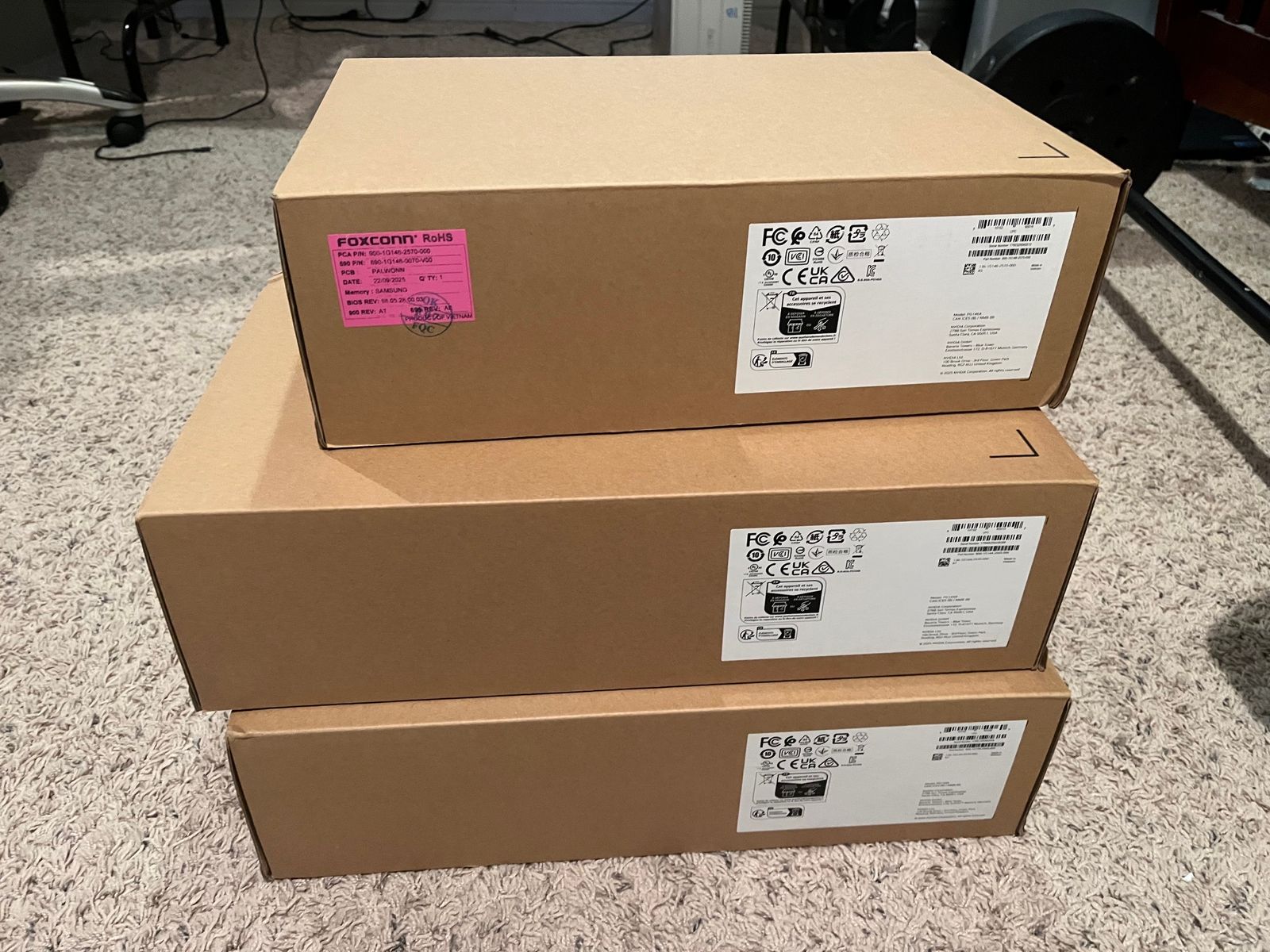 NVIDIA Founder's Edition Cards: Factory sealed (RTX 5090, 5080, 5070)