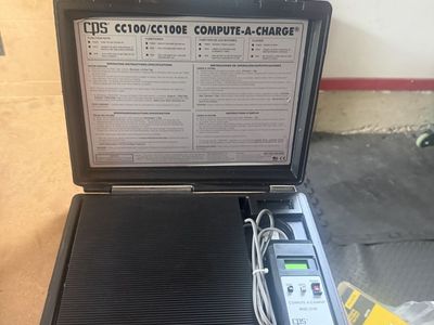 CPS Compute-A-Charge CC100 Refrigerant Charging Scale with Case