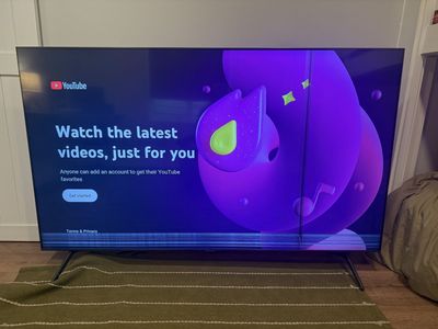FREE- Samsung 83” Smart TV – Cracked Screen
