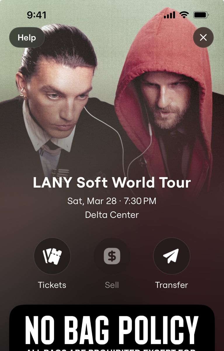 Lany Concert Tickets