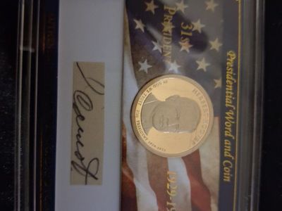 A Word From POTUS 2025 Edition Herbert Hoover Presidential Word & Coin Card #72/199
