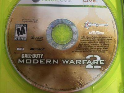 Call of Duty Modern Warfare 2 - Xbox 360 Game Disc