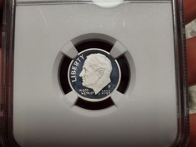 .999 silver pf 70 dime
