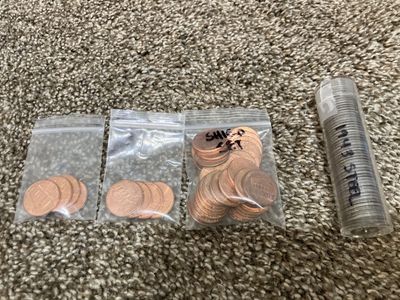 Cents, steel, 2009, shield set