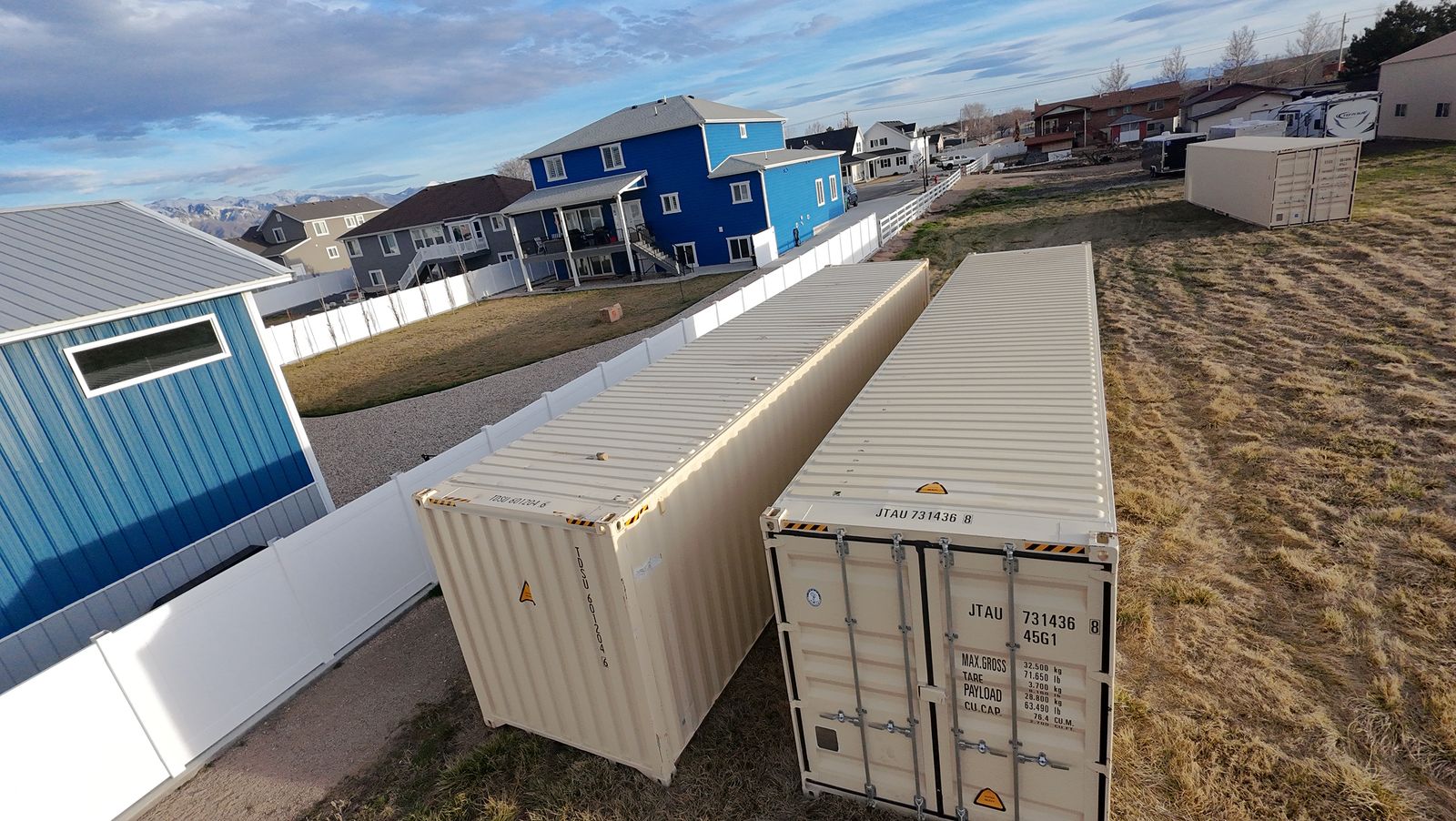 3 - 40' High Cube Containers
