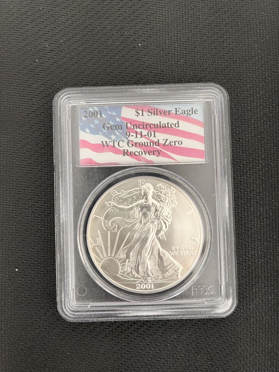 2001 WTC Recovery Silver Eagle Coin
