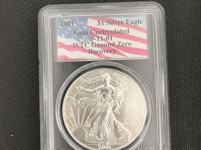 2001 WTC Recovery Silver Eagle Coin