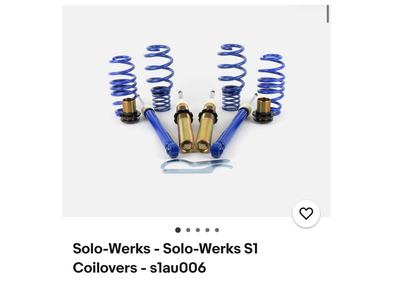 Solo-Werks S1 Coilovers - SLAU006