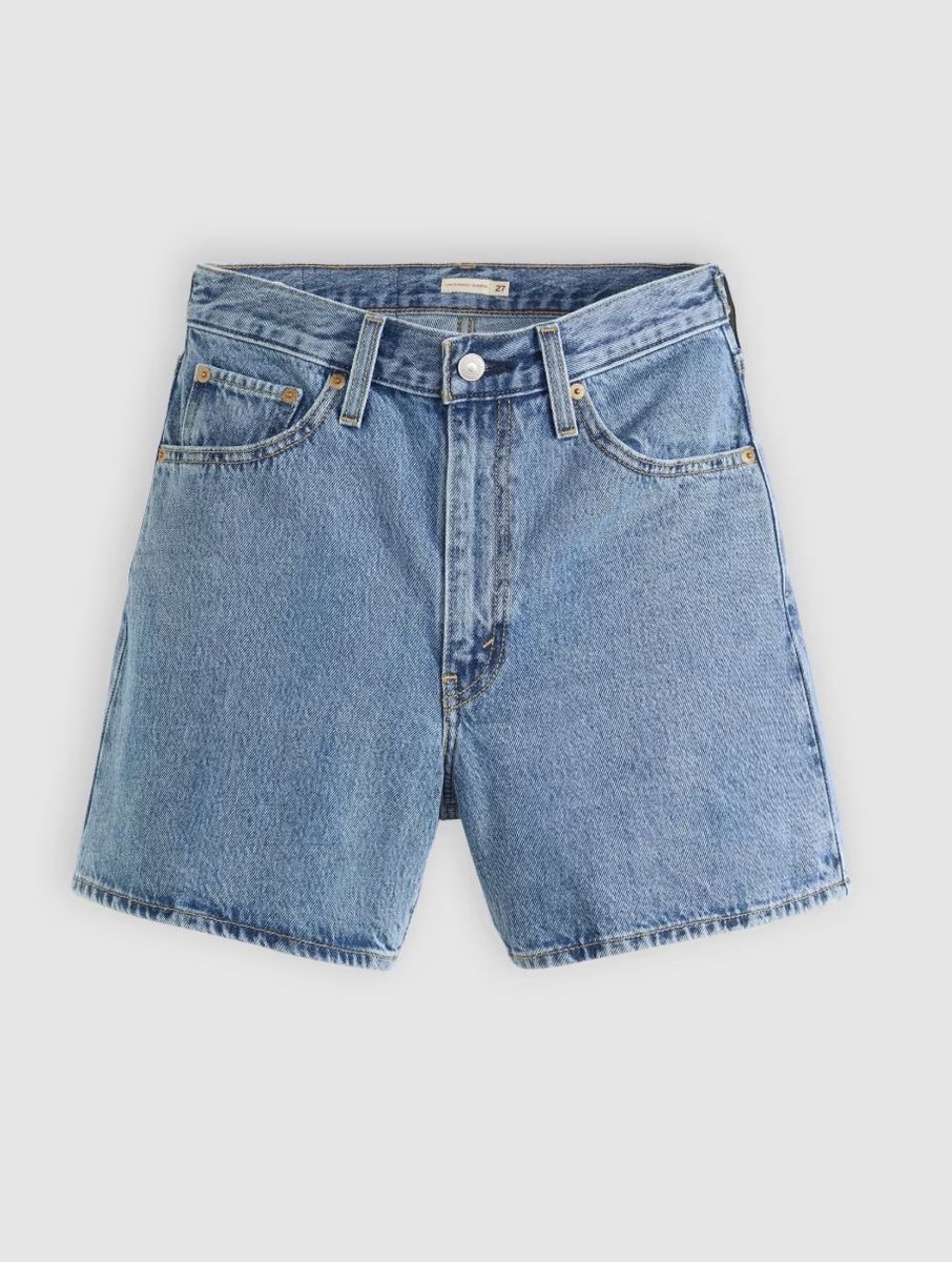 Levi’s Cinch Mid-Thigh Shorts  | Women |Light Wash