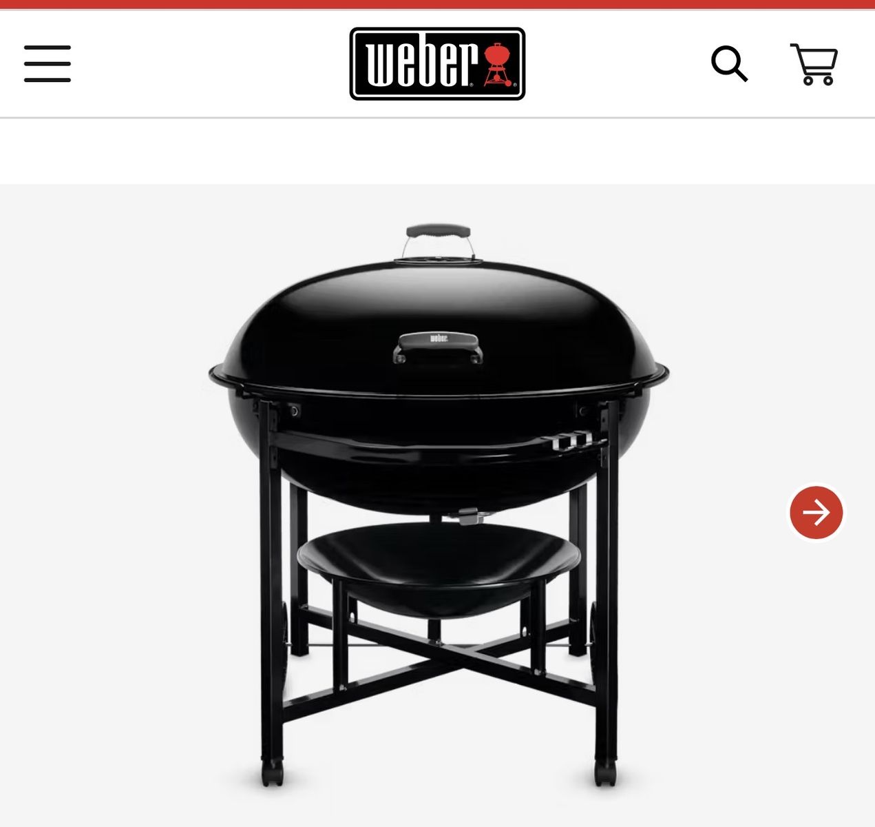 Weber Ranch kettle 37”