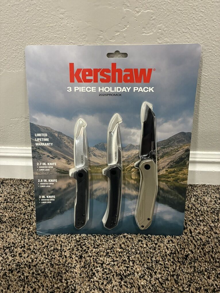 Kershaw 3 Piece Holiday Knife Pack!!