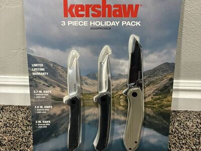 Kershaw 3 Piece Holiday Knife Pack!!
