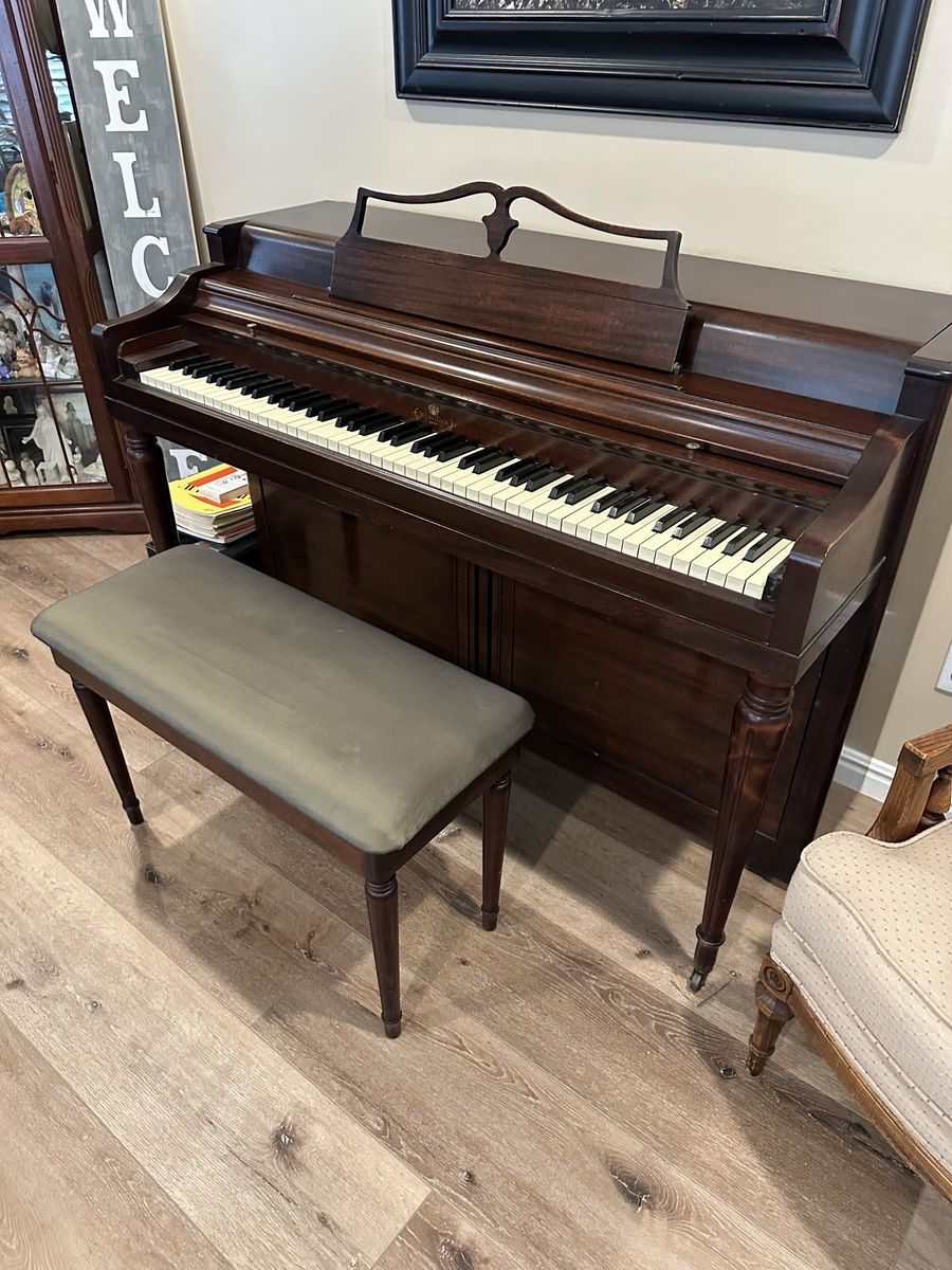 1950s Wurlitzer Piano with original bench 