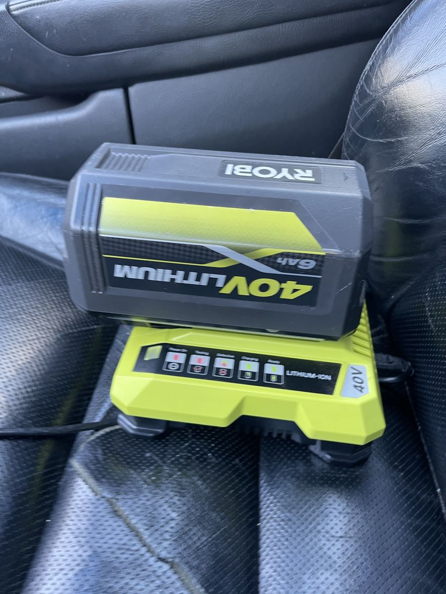 Ryobi 40V 6Ah Lithium-Ion Battery & Charger Kit