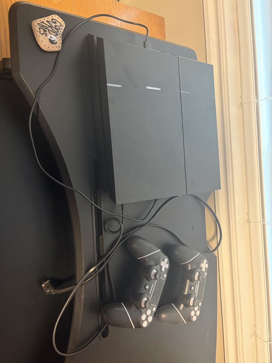 Sony PlayStation 4 Console with 2 Controllers and Power Cable