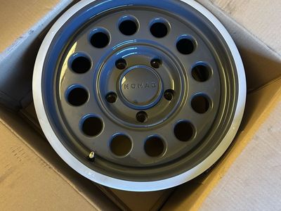 Nomad 501 Convoy 17x8.5 5x150 +25mm Utility Gray Wheels for Toyota/Lexus (Set of 4)