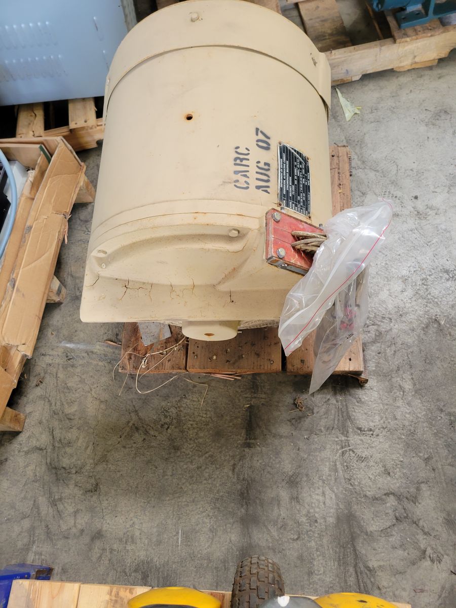 30KW Military Surplus Synchronous Brushless AC Generator Head — Model 72-2500