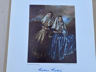 Kristian Kreković Las Mallorquinas Print Signed Museo Kreković Palma de Mallorca
