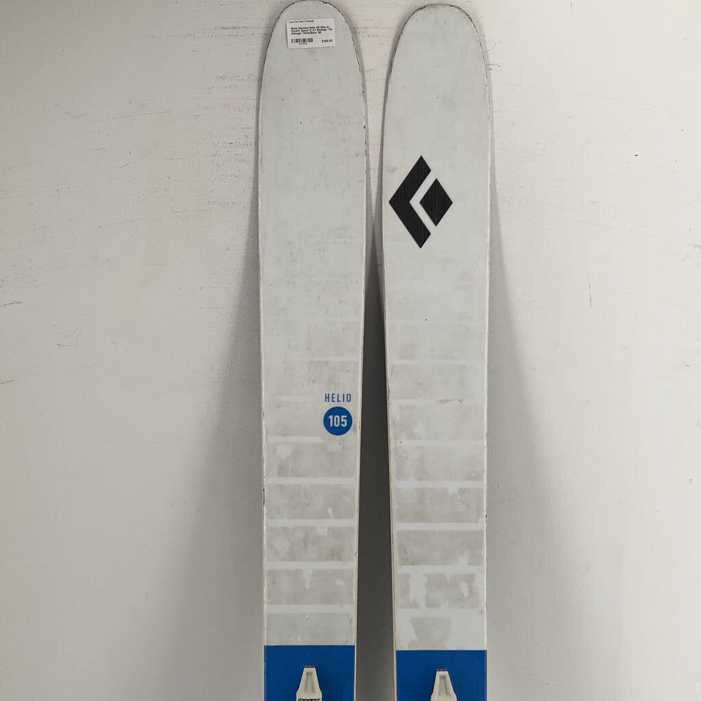 Black Diamond Helio 105 Skis w/ Dynafit Speed 10 AT Bindings *Tip Damage*