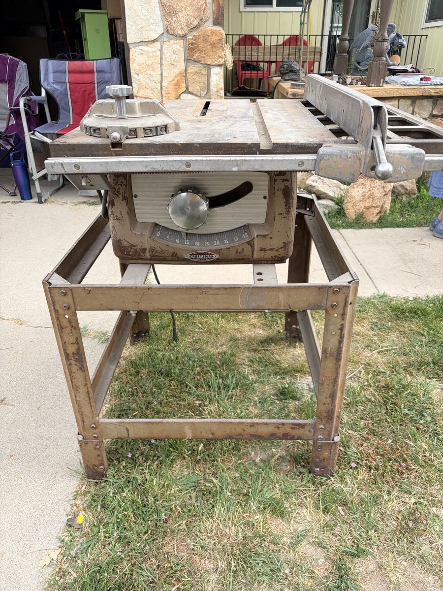 Vintage Craftsman Table Saw