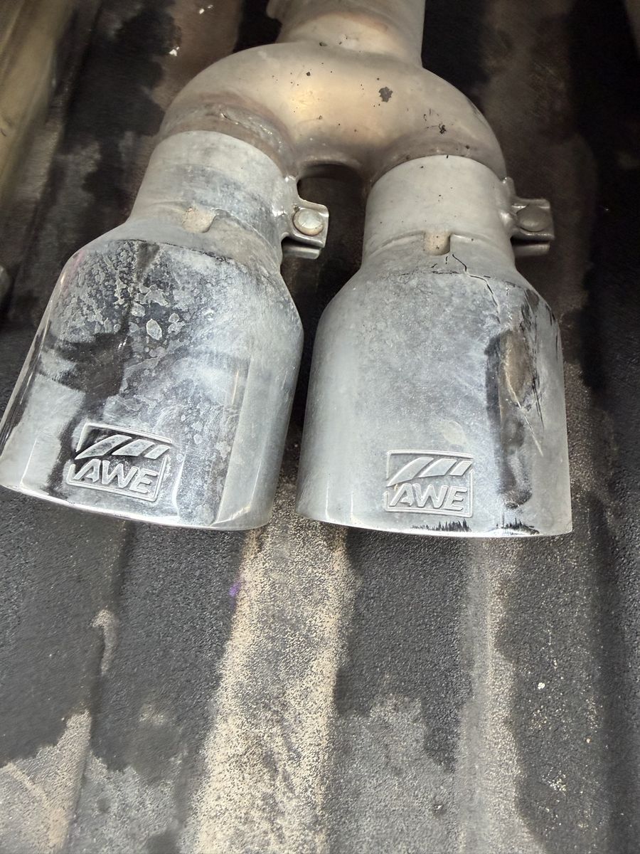 AWE Track Edition Catback Exhaust with Chrome Silver Tips for 2011-2021 WRX/STI Sedan