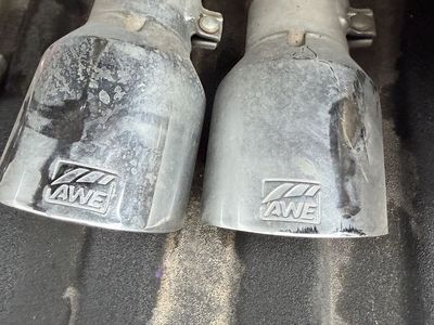 AWE Track Edition Catback Exhaust with Chrome Silver Tips for 2011-2021 WRX/STI Sedan