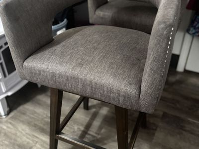 Set of 3 Upholstered Bar Stools 75$ each OBO