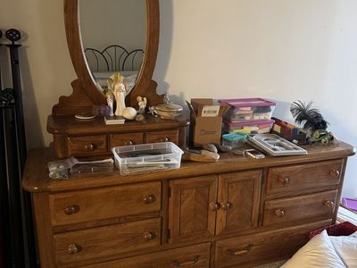 Dresser, mirror stand, Nightstand