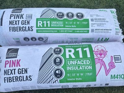 R11 PINK Next Gen fiberglas insulation